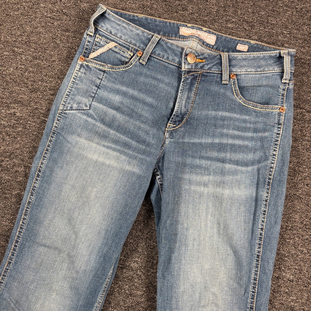 Ariat Rebar Perfect Rise Bootcut Jeans Women 30R Blue Medium Wash Denim